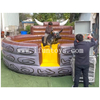 Commercial Real Leather Cowhide Mechanical Bull Ride with Inflatable Mattress Automatic Rodeo Bull Machine for Event Rental