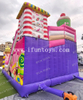 Commercial Grade Candy Land Inflatable Bounce House Slide Combo Candy Theme Bouncy Castle with Slide for Kids Party Rental