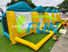 5 in 1 Inflatable Sports Game Lineup Carnival Interactive Basketball Soccer Dart Board Game Ring Toss Floating Ball Archery Game for Party Rental
