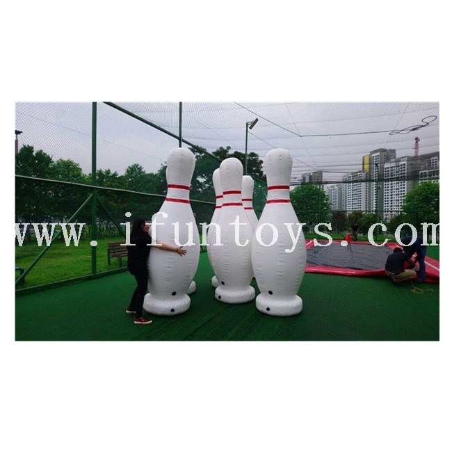 Giant Inflatable Bowling Set / Inflatable Bowling Pin for Zorb Ball Game / Outdoor Human Bowling Game 