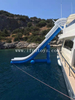 Funny inflatable floating yacht slide/inflatable pontoon slide/Inflatable floating water slide for boat