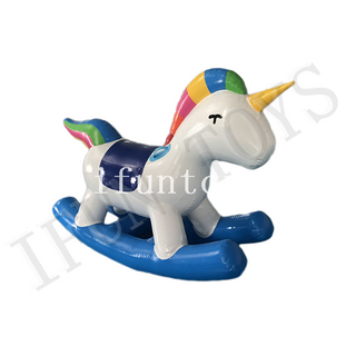 1.5m Tall Inflatable Rocking Unicorn Riding Toys / Unicorn Seasaw for Adults