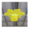 Inflatable Hanging Narcissus Flower with LED Light / Yellow Daffodil Flower Ceiling Decoration for Event