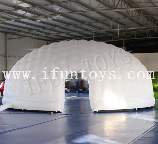 Portable Inflatable Luna Office Pod / Cover Structure Stage Tent with Air Blower for Trade Show