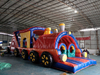 Inflatable Train Obstacle Course / Train Tunnel Obstacle Challenge for Kids