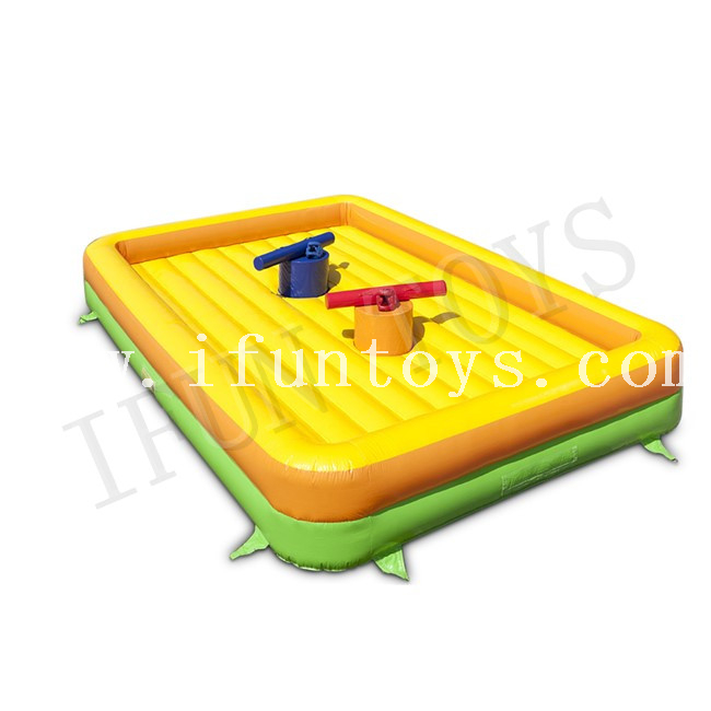 Interactive Inflatable Gladiator game Fighting Arena / Inflatable Jousting Platform 