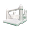 White Inflatable Jumper Wedding Bouncy Castle / Wedding Moonwalk with Air Blower