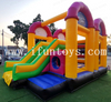Kids Soft Play Equipment Inflatable Bouncy House Combo Jumping Castle with Slide for Party