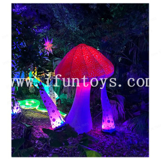 Alice In Wonderland Decorations Giant Inflatable Large Mushroom Decorations For Enchanted Forest Decor