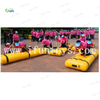 Outdoor play equipment jeu gonflable inflatable sail on the same tack/across bridge challenge games for team building