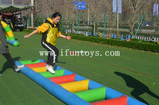 Team Building equipment Inflatable Ladder Game Interactive Inflatable fun sports game for group