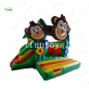 Cheap monkey castillo inflables con soplador inflatable bouncer bouncy castle for kids jumping house