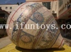 Wedding Decoration 5m Tall Inflatable Helium Hot Air Balloon Advertising Floating Sky Balloon with Full Printing for Party Event