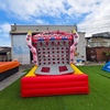 Outdoor Home Inflatable Shooting Carnival Game Family Carnival Connect 4 Basketball for Party Rental