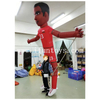 Custom Interactive Inflatable Soccer Player Character Costume with Movable Arms for Sport Events Football Mascot for Parade