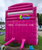 Large Hello Kitty Dual-Lane Blow Up Bouncer Slide Inflatable Pink Cat Slide for Birthday Party Rental