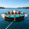 Commercial Grade Inflatable Towable Water Tube With Foam Padded Handles for Resort Beach and Water Park Rental