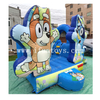 2026 Popular Cartoon Bluey Inflatable Bounce House with Slide Combo Commercial Grade PVC Bouncy Castle for Kids Party Rental