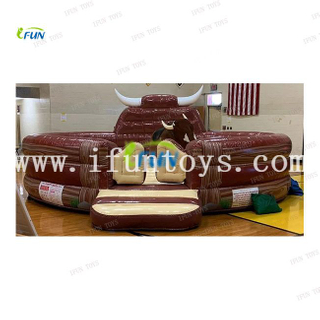 Inflatable Mechanical Bull Ride Machine for Adults-PVC Material Commercial Outdoor Use Rodeo Style Amusement Park Attraction