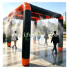 Outdoor Inflatable Misting Tent Spray Cooling Station Arch for Summer Events Parties Water Park Advertising