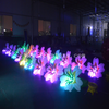 Outdoor led lighted yard party decoration inflatable alice in wonderland inflatable insects model for decor