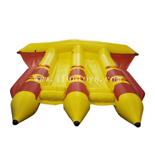 Inflatable Aqua Flyfish Raft / Inflatable Flying Fish Boat / Inflatable Towable Flyfish For water park games