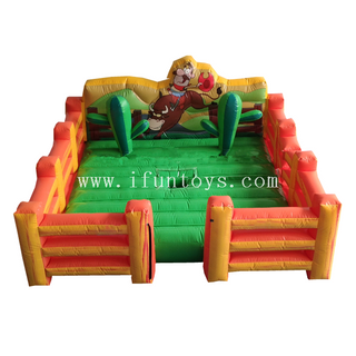 Inflatable Bull Riding Machine/ Inflatable Mechanical Bull / Inflatable Rodeo Bull with Mattress for Sales