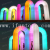 Beautiful Inflatable Balloon Arch Inflatables Colorful Arches with LED Strip and Blower For Christmas Decoration