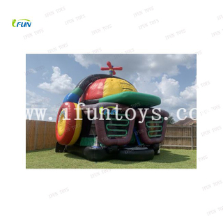 Party Mini inflatable DJ Bounce house with lights/disco dome tent/nightclub booth/bouncy castle for dancing