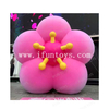 Large Pink Flower Inflatable Flower Balloon with LED Light for Stage Decoration