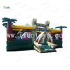 Commercial inflatable Jurassic park safari bounce house slide/jumping bouncy castle for party rental