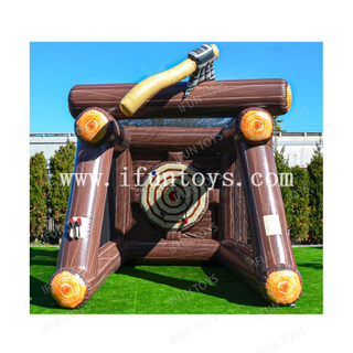 Carnival Sport Games Inflatable Axe Throwing Target Game with Blower and Axes