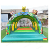 Airmountain with Roof Jungle Bouncy Castle Inflatable Soft Climb And Slide Bouncy Castle for Children