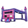 Commercial Use Purple Palace Canopy Bounce House Inflatable Jumping Bouncer Castle with Shade Tent and Basketball Hoop