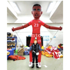 Custom Interactive Inflatable Soccer Player Character Costume with Movable Arms for Sport Events Football Mascot for Parade