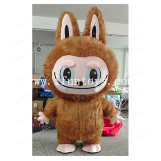2m/2.6m Labubu Mascot Costume Popmart Plush Inflatable Walk Costumes for Adults Custom Christmas Party Supplier
