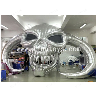 Halloween Outdoor Decoration Inflatable Devil Ghost Head Scary Inflatable Giant Skeleton Skull for Halloween Pub Decoration