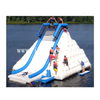 Water Play Equipment Floating Climbing Mountain Iceberg with Slide Inflatable Rock Climbing Wall for Camps / Resorts / Groups