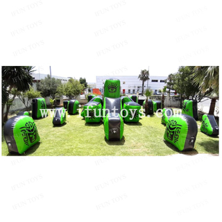 25pieces Outdoor Air Sealed Inflatable Paintball Bunker for Sport Team Building Inflatable Paintball Air Bunker