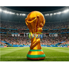 Giant Inflatable World Cup Trophy Replica Gold Model for Soccer Football Stadium Sports Events Match Advertising Decoration