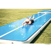 2 In 1 Inflatable Gymnastics Tumbling Air Track Slip N Slide Runway Waterproof Drop Stitch Fitness Training Mat For Land Water