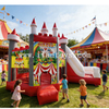 Commercial Inflatable Bouncer Slide Combo Circus Theme Carnival Jumping Castle 0.55mm PVC for Party Rental Business