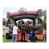 Party Rental Mechanical Bull with Western Themed Inflatable Air Mattress Bull Ride Mechanical Rodeo Game for Event