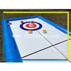 Outdoor Curling Game Portable Curling Rink with Stones and Brushes