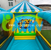 5 in 1 Inflatable Sports Game Lineup Carnival Interactive Basketball Soccer Dart Board Game Ring Toss Floating Ball Archery Game for Party Rental