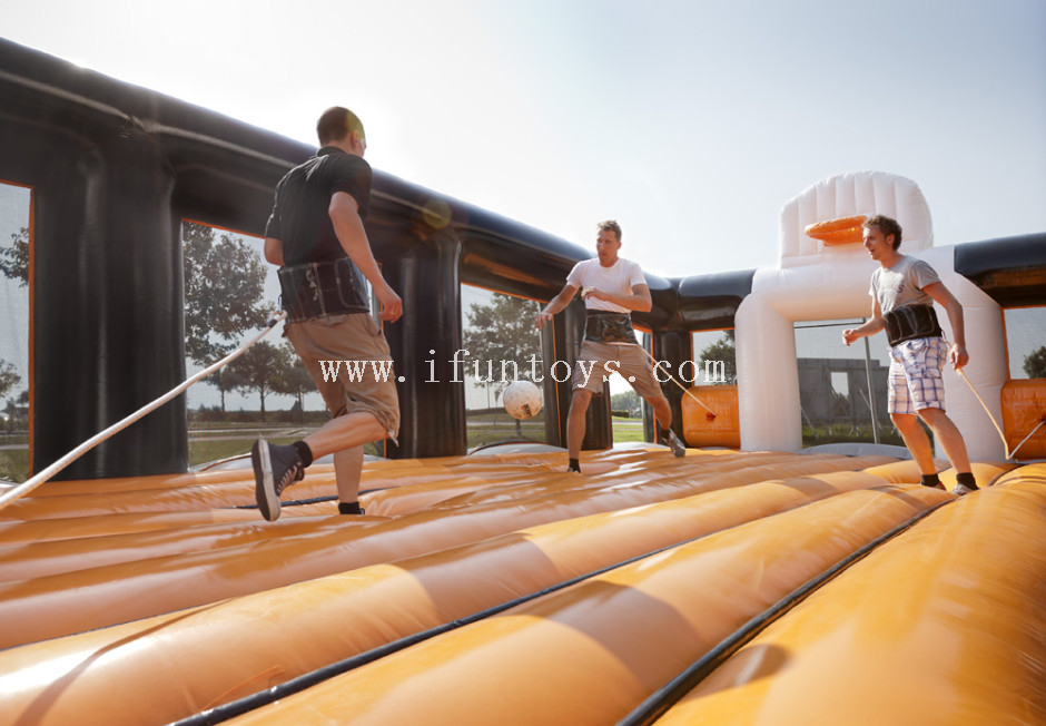 Giant Inflatable soccer basketball sports arena/ outdoor basketball court/ inflatable sport game field for sale