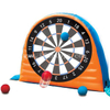 Cheap outdoor 5 Meters High Double Sides Inflatable velcro Soccer Darts / Kick Foot Dart Board football Games for party