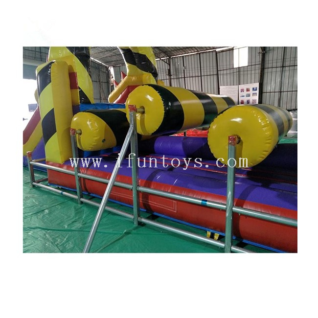 2019 Newest Rush Extreme Inflatable Obstacle Course/ Inflatable Rolling Obstacle Challenge Game / Inflatable Obstacle Course Races for Adults