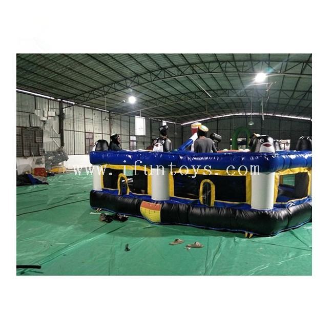 2019 Newest Inflatable Whack A Mole with IPS / IPS Inflatable Interactive Light Battle Arena Human Whack A Mole Game