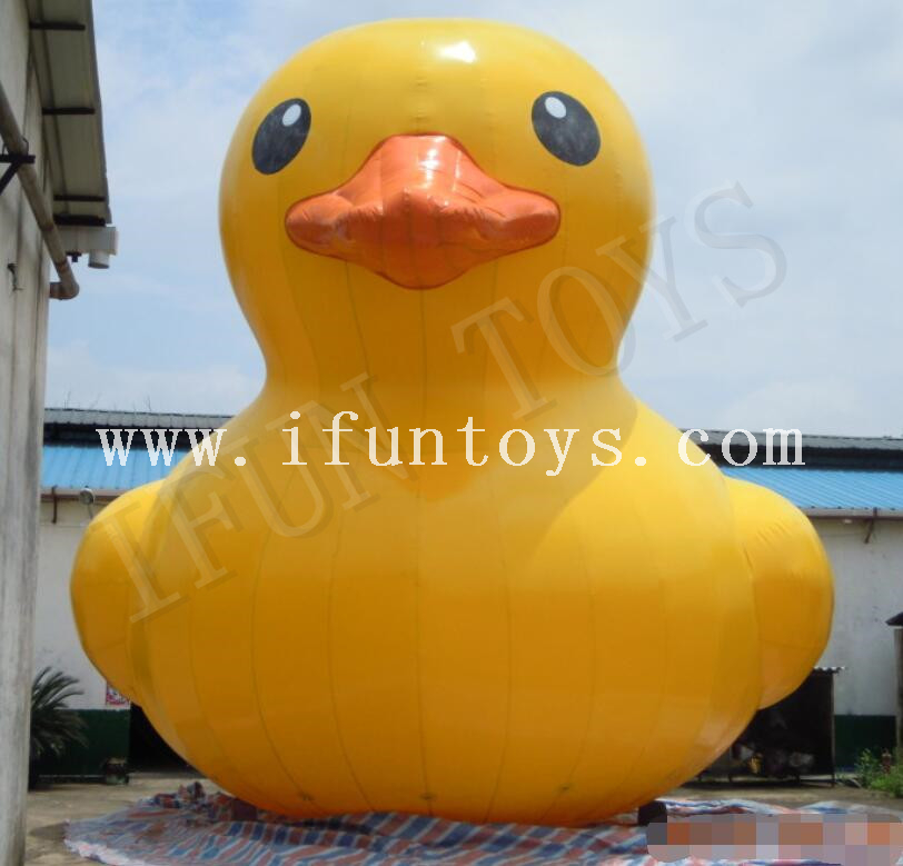 inflatable yellow duck